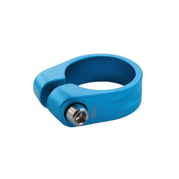 ABRAZADERA DE TIJA DE SILLÍN OZONE OZ-03 AZUL 34 9