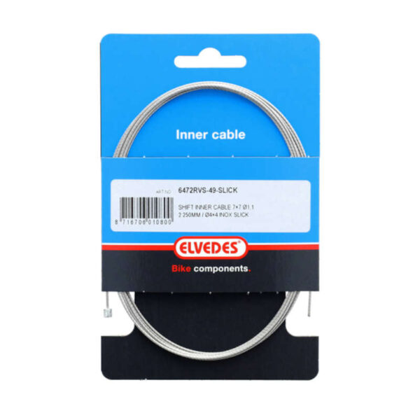 CABLE CAMBIO EVELDES 2250MM INOX SLICK 7X7 Ø1 1MM