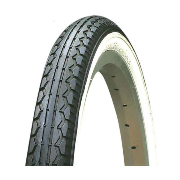 CUBIERTA KENDA 20X175 BLANCA/NEGRA   406