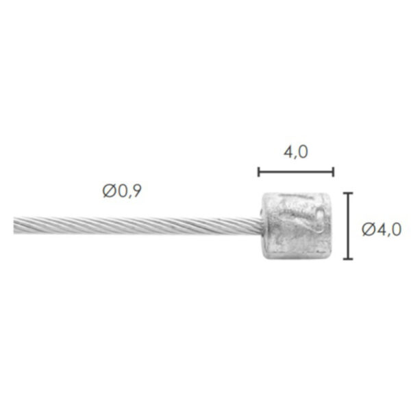 1 CABLE DE CAMBIO SUPERFLEX Ø 0,9MM