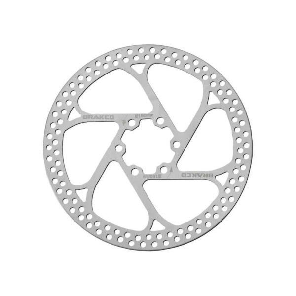 DISCODE FRENO BRACKO 6TORNILLOS 140MM PLATA