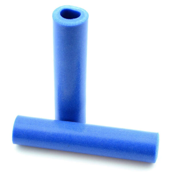 PAR PUÑOS VELO 100  SILICONA AZULES