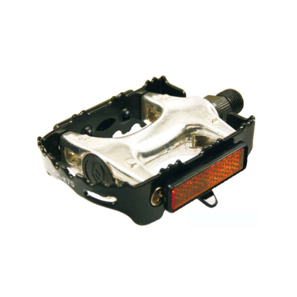 PEDALES MTB ALUMINIO-ACERO C/REFLEX HOMOLOGADO