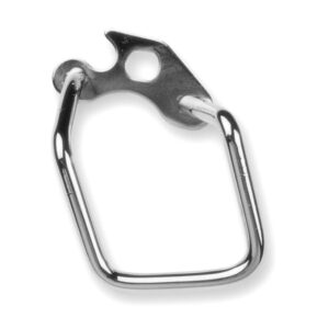 PROTECTOR DE CAMBIO BICICLETA CROMADO