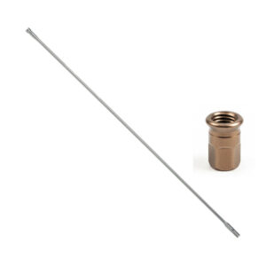 RADIO FULCRUM RED METAL 292 4 MM  ALUMINIO - PLATA