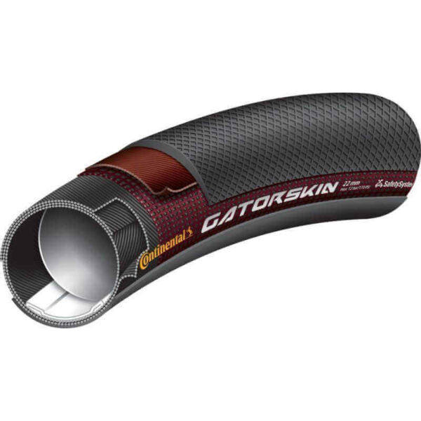 TUBULAR CONTINENTAL SPRINTER GATORSKIN 700x22 NEGR